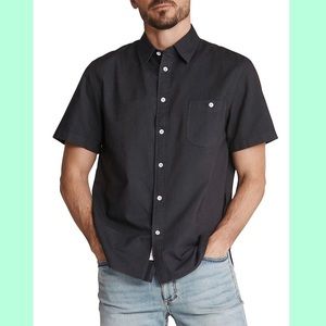 RAG & BONE GUS OXFORD SS BUTTON UP SHIRT